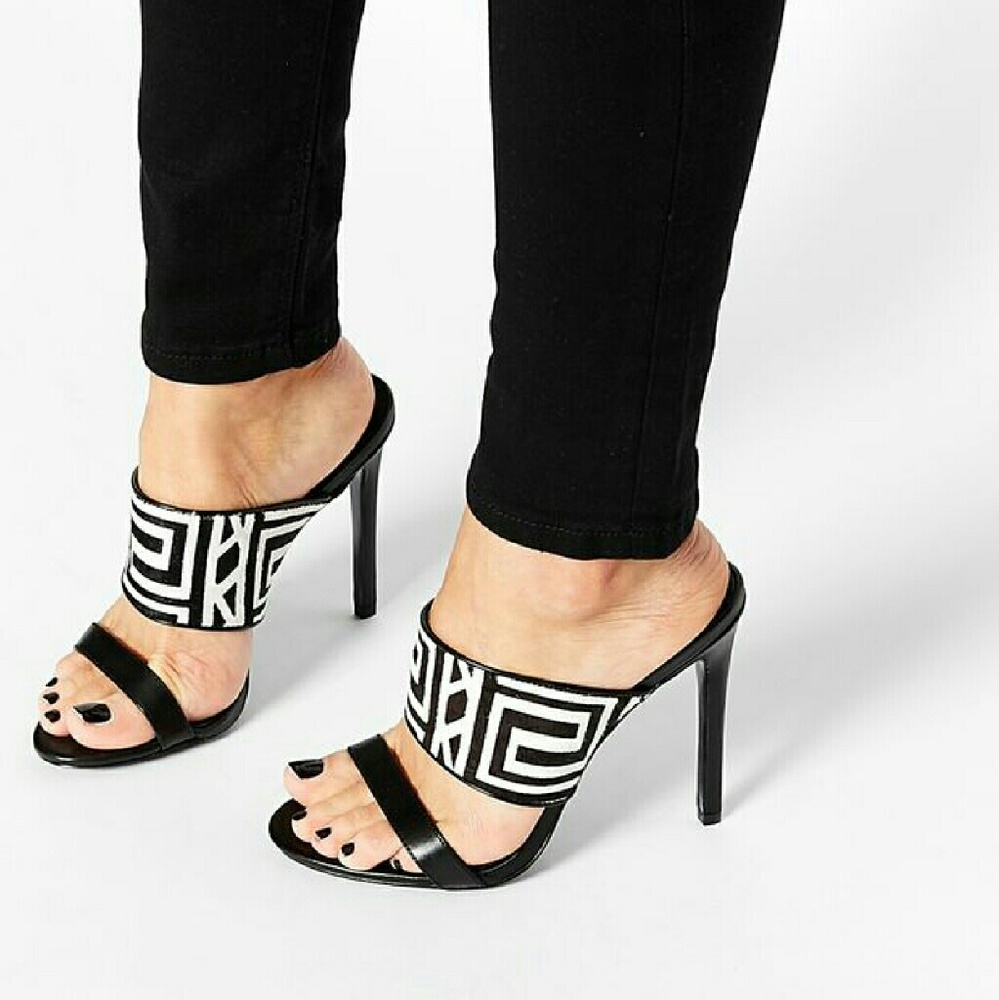 Kurt Geiger mule heel sandals